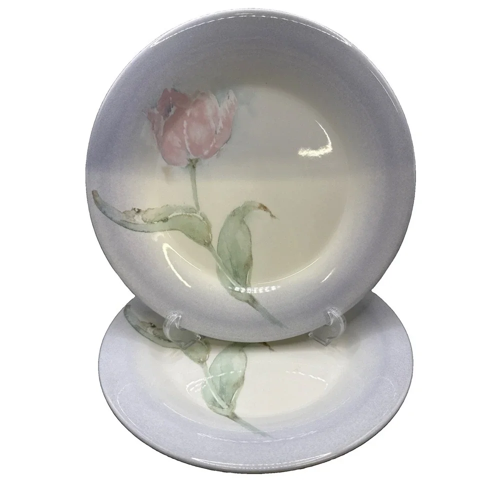 Set 2-Portmeirion Seasons Flowers By Susan Williams- Ellis Dinner Plates 10 3/4